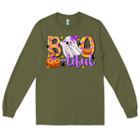 Army Green Boo-tiful Long Sleeve Tee - texasbilliewilder