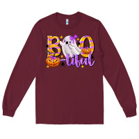 Burgundy Boo-tiful Long Sleeve Tee - texasbilliewilder