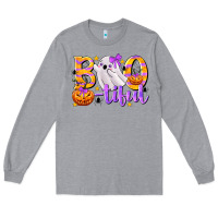 Heather Grey Boo-tiful Long Sleeve Tee - texasbilliewilder