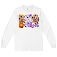 White Boo-tiful Long Sleeve Tee - texasbilliewilder