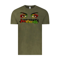 Vintage Olive Juneteenth eyes Vintage Tee - RanaPortraitStore