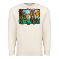 Sandshell mama bear sees all with sunflowers Premium Sweatshirt - Artiststas
