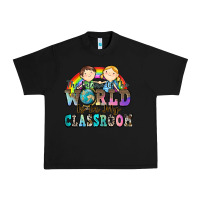 Black the future of the world is in my classroom Urban Heavy Tee - Zillion Design Studio