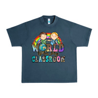 Midnight Navy the future of the world is in my classroom Urban Heavy Tee - Zillion Design Studio