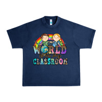 Navy the future of the world is in my classroom Urban Heavy Tee - Zillion Design Studio