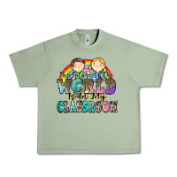 Oil Green the future of the world is in my classroom Urban Heavy Tee - Zillion Design Studio