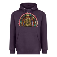 Plum soldier boots camouflage leopard gemstone rainbow Heavyweight Hoodie - Artiststas