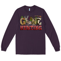 Plum gone hunting Long Sleeve Tee - Zillion Design Studio