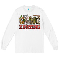 White gone hunting Long Sleeve Tee - Zillion Design Studio