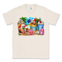 Natural travel coffee cups Classic Tee - Zillion Design Studio