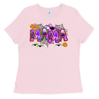 Bubblegum Pink halloween mama Ladies Tee - AdoDesignShop