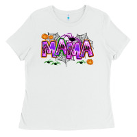 White halloween mama Ladies Tee - AdoDesignShop