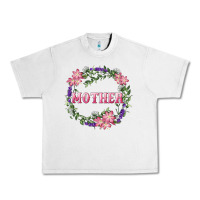 Lunar Rock Mother With Floral Wreath Urban Heavy Tee - RanaPortraitStore