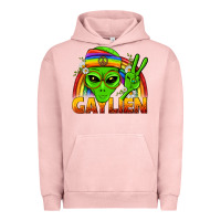 Pigment Salmon Gaylien LGBTQ Pride Urban Hoodie - BundleAndBundleShop
