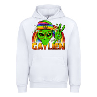 White Gaylien LGBTQ Pride Urban Hoodie - BundleAndBundleShop
