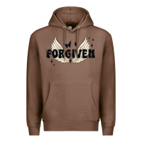 Chestnut forgiven christian angel wings Premium Hoodie - MaliasSmallBusiness