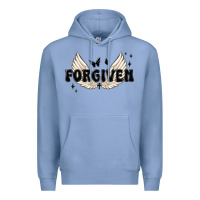Colony Blue forgiven christian angel wings Premium Hoodie - MaliasSmallBusiness