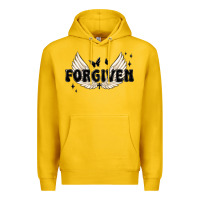 Lemon forgiven christian angel wings Premium Hoodie - MaliasSmallBusiness