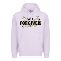 Lilac forgiven christian angel wings Premium Hoodie - MaliasSmallBusiness