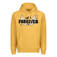 Mustard forgiven christian angel wings Premium Hoodie - MaliasSmallBusiness