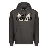 Smoke forgiven christian angel wings Premium Hoodie - MaliasSmallBusiness