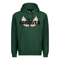 Sports Green forgiven christian angel wings Premium Hoodie - MaliasSmallBusiness
