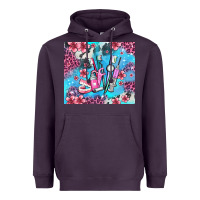 Plum dentist element with flowers Heavyweight Hoodie - AdoDesignShop