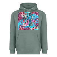 Sage dentist element with flowers Heavyweight Hoodie - AdoDesignShop