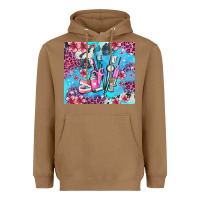 Toasted Coconut dentist element with flowers Heavyweight Hoodie - AdoDesignShop