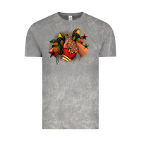 Cloud Rock Juneteenth black girl sneakers Vintage Tee - RanaPortraitStore