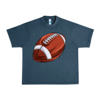 Midnight Navy football Urban Heavy Tee - texasbilliewilder