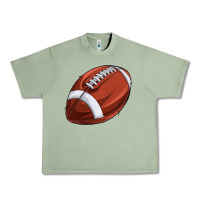 Oil Green football Urban Heavy Tee - texasbilliewilder