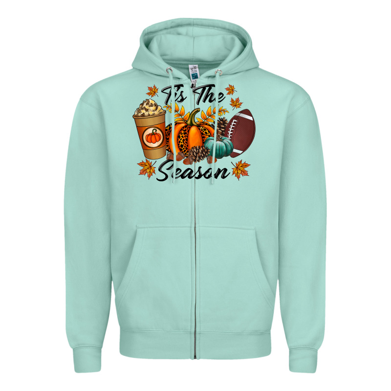 Tis The Season Zipper Hoodie by RacoonDesign | Teevron