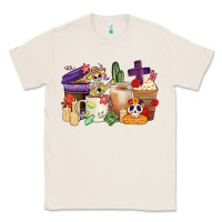 Natural mexican dia de los muertos coffee cups Classic Tee - CTS Tumbler Store