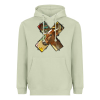 Matcha farm life alphabet lowercase letters x Heavyweight Hoodie - BundleAndBundleShop