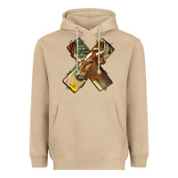 Mushroom farm life alphabet lowercase letters x Heavyweight Hoodie - BundleAndBundleShop