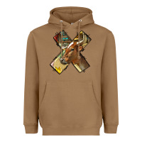 Farm Life Alphabet Lowercase Letters X Heavyweight Hoodie | Teevron