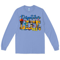 Colony Blue dispatcher life Long Sleeve Tee - Zillion Design Studio