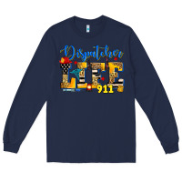 Navy dispatcher life Long Sleeve Tee - Zillion Design Studio