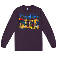 Plum dispatcher life Long Sleeve Tee - Zillion Design Studio