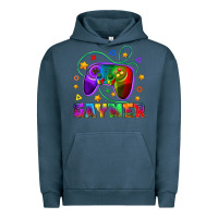 Pigment Midnight Navy Western Gaymer Urban Hoodie - BundleAndBundleShop
