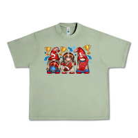Oil Green football gnome with element Urban Heavy Tee - texasbilliewilder