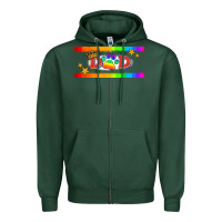 Sports Green lgbtq dad  libbey glass Zipper Hoodie - HRA Design Shop
