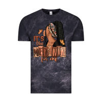Cloud Black It's the melanin for me Vintage Tee - RanaPortraitStore