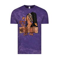 Cloud Purple It's the melanin for me Vintage Tee - RanaPortraitStore