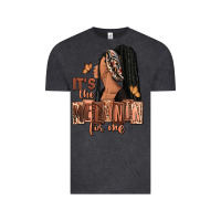 Vintage Black It's the melanin for me Vintage Tee - RanaPortraitStore