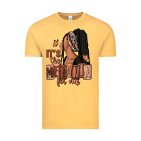 Vintage Mustard It's the melanin for me Vintage Tee - RanaPortraitStore