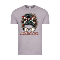 Vintage Zinc baseballmom messy bun Vintage Tee - BarkalooDesign