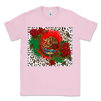 Bubblegum Pink mexican flag and roses Classic Tee - CTS Tumbler Store