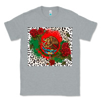 Heather Grey mexican flag and roses Classic Tee - CTS Tumbler Store